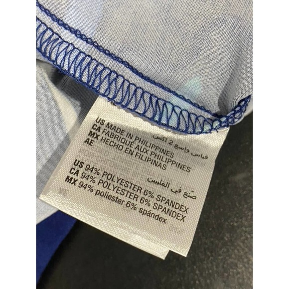 Alfani Women's Plus Size Navy Printed Wide-Leg Pull-On Pants SZ 3X - Picture 8 of 10